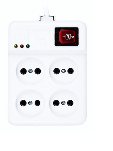 محافظ ولتاژ چهارخانه با کابل 180 سانتی متر 2 در 0.75